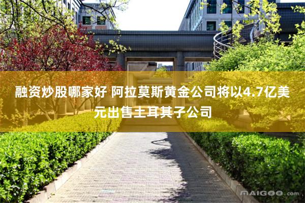 融资炒股哪家好 阿拉莫斯黄金公司将以4.7亿美元出售土耳其子公司
